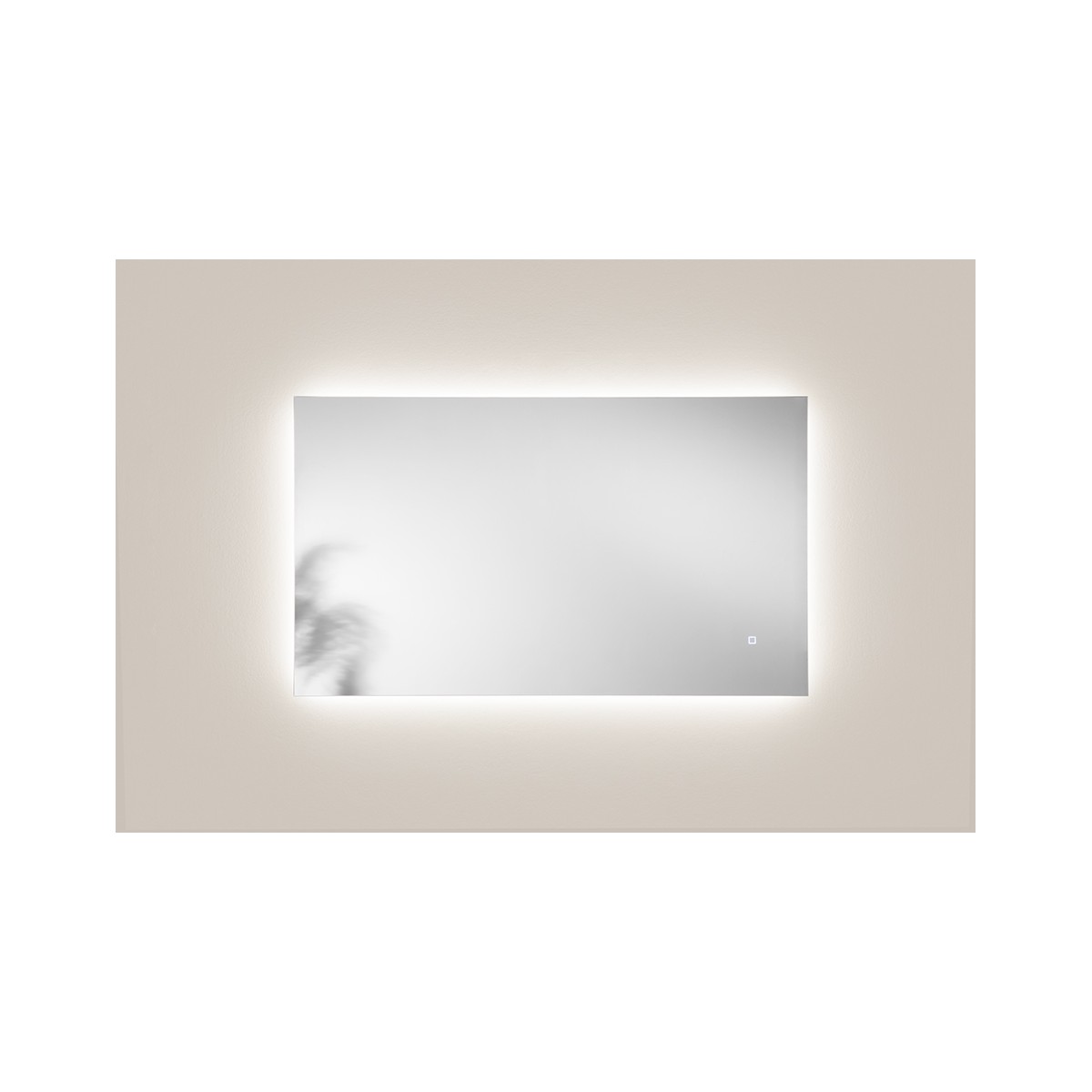HALO 120x70cm LED-Badezimmerspiegel mit...