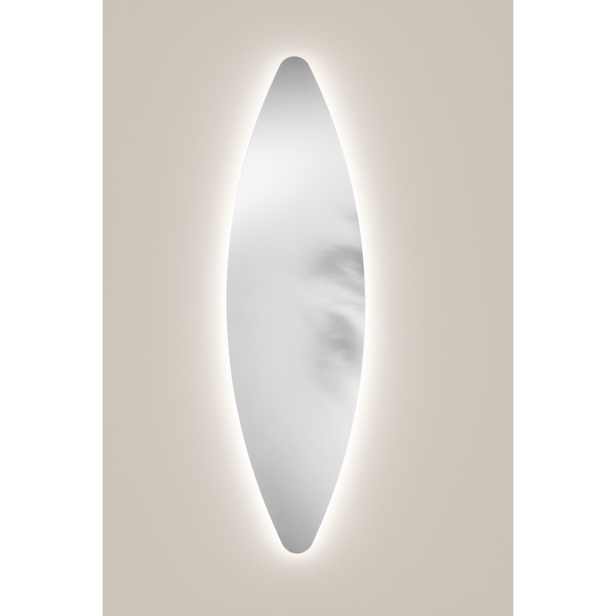 Specchio Ovale LED 160x45cm CCT | Mondialshop