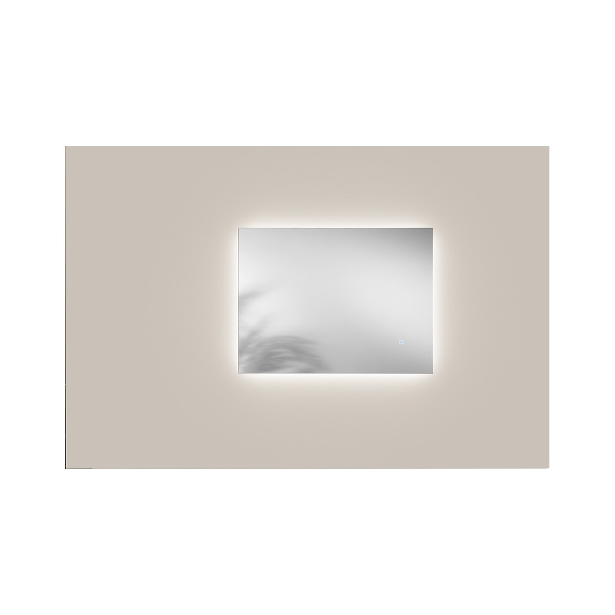HALO 80x60cm LED-Badezimmerspiegel mit...
