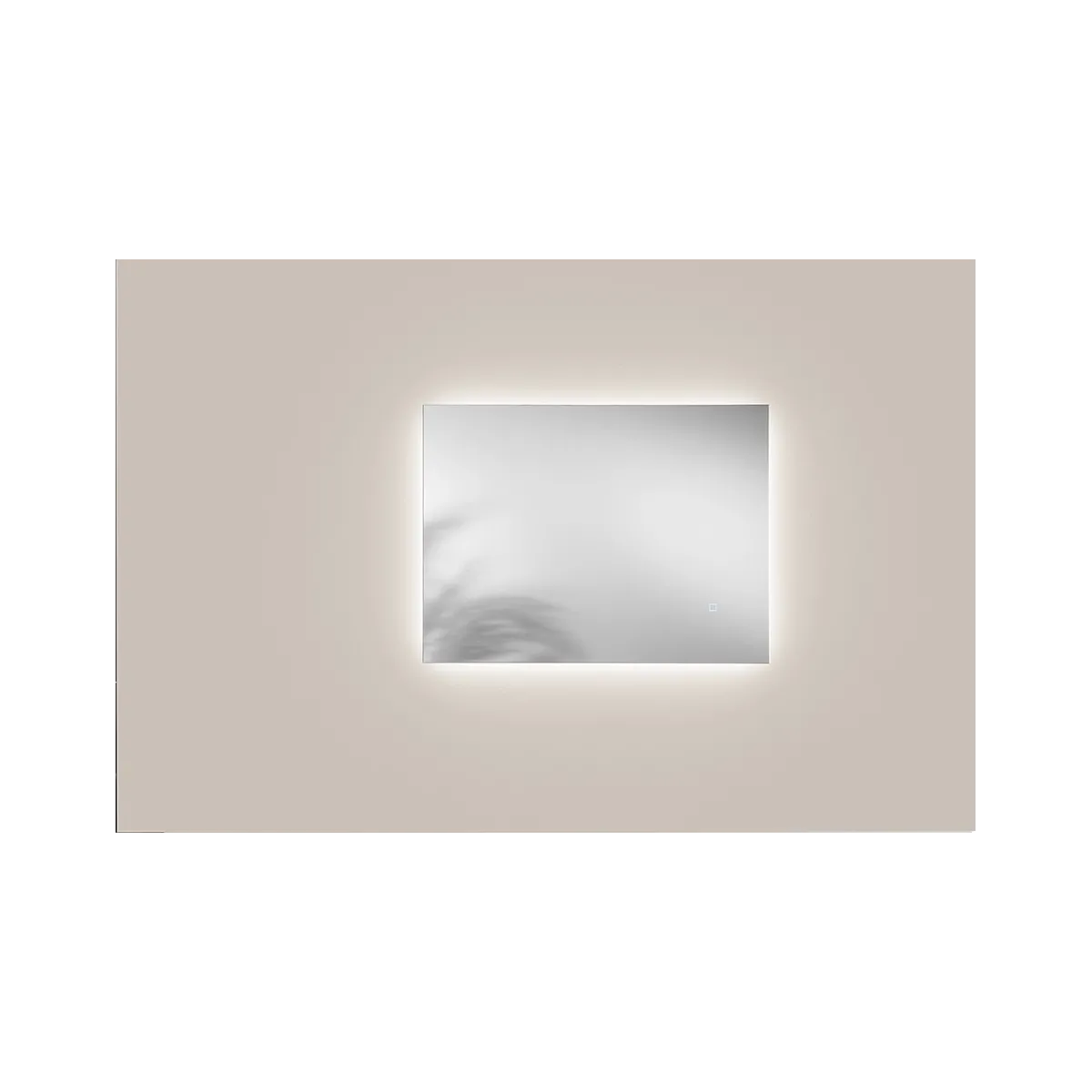 Specchio a led bagno 80x60 cm 3 colori touch pellicola antideflagrante - HALO