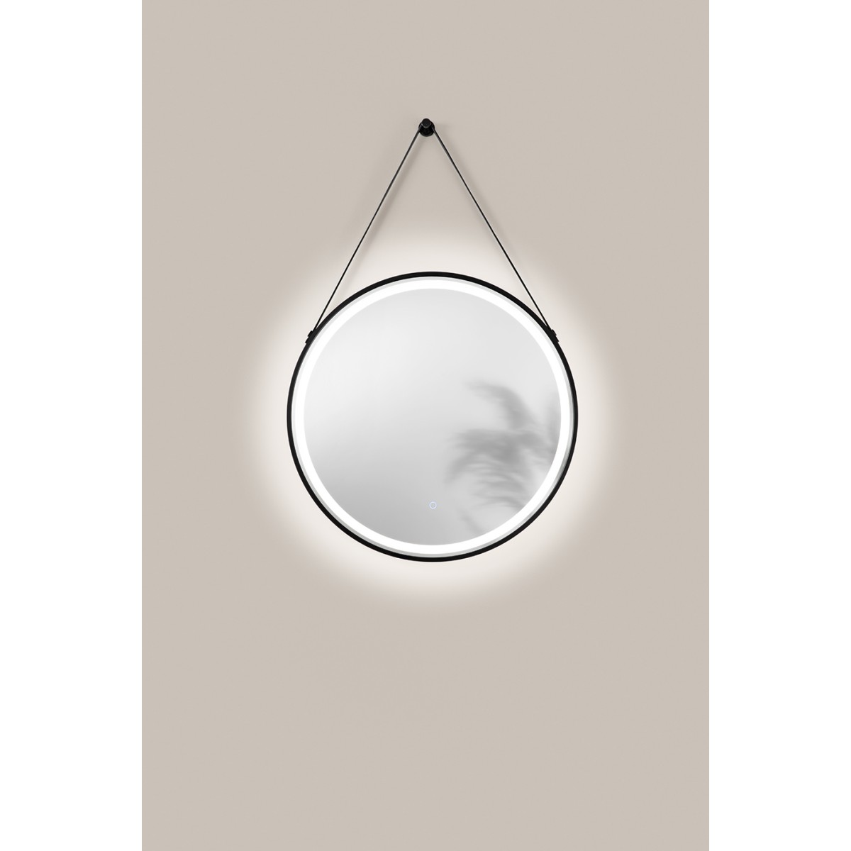 Miroir rond LED 70 cm avec CCT et fonction tactile |...