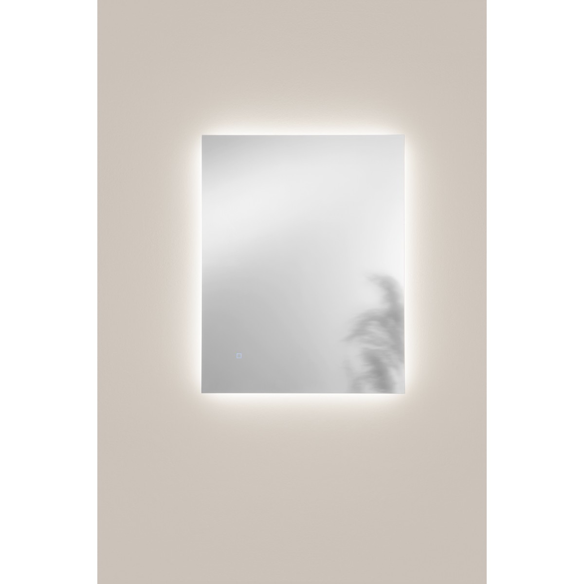 Miroir de salle de bain rectangulaire tactile LED |...