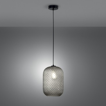 Farbige ovale Pendelleuchte 1xE27 | Mondialshop