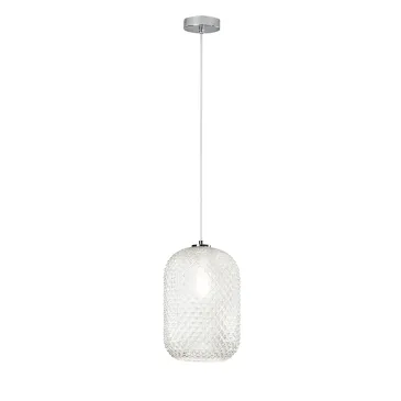 SOSPENSIONE ASHFORD OVALE TRASPARENTE 1XE27 20X150CM