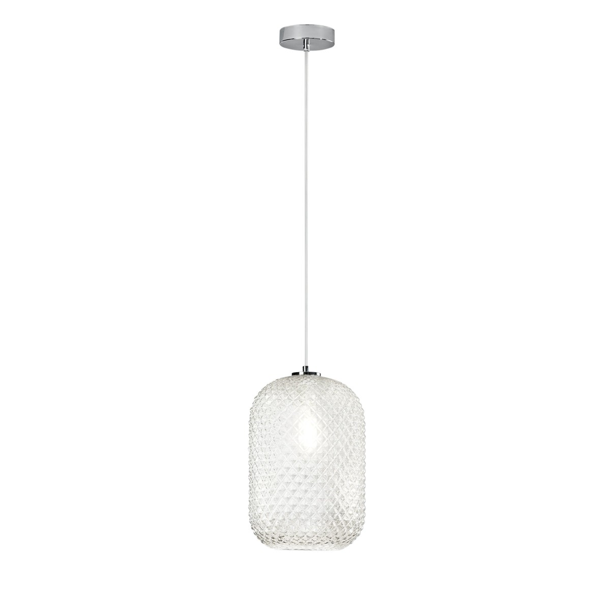 Suspension ovale colorée 1xE27 | Mondialshop