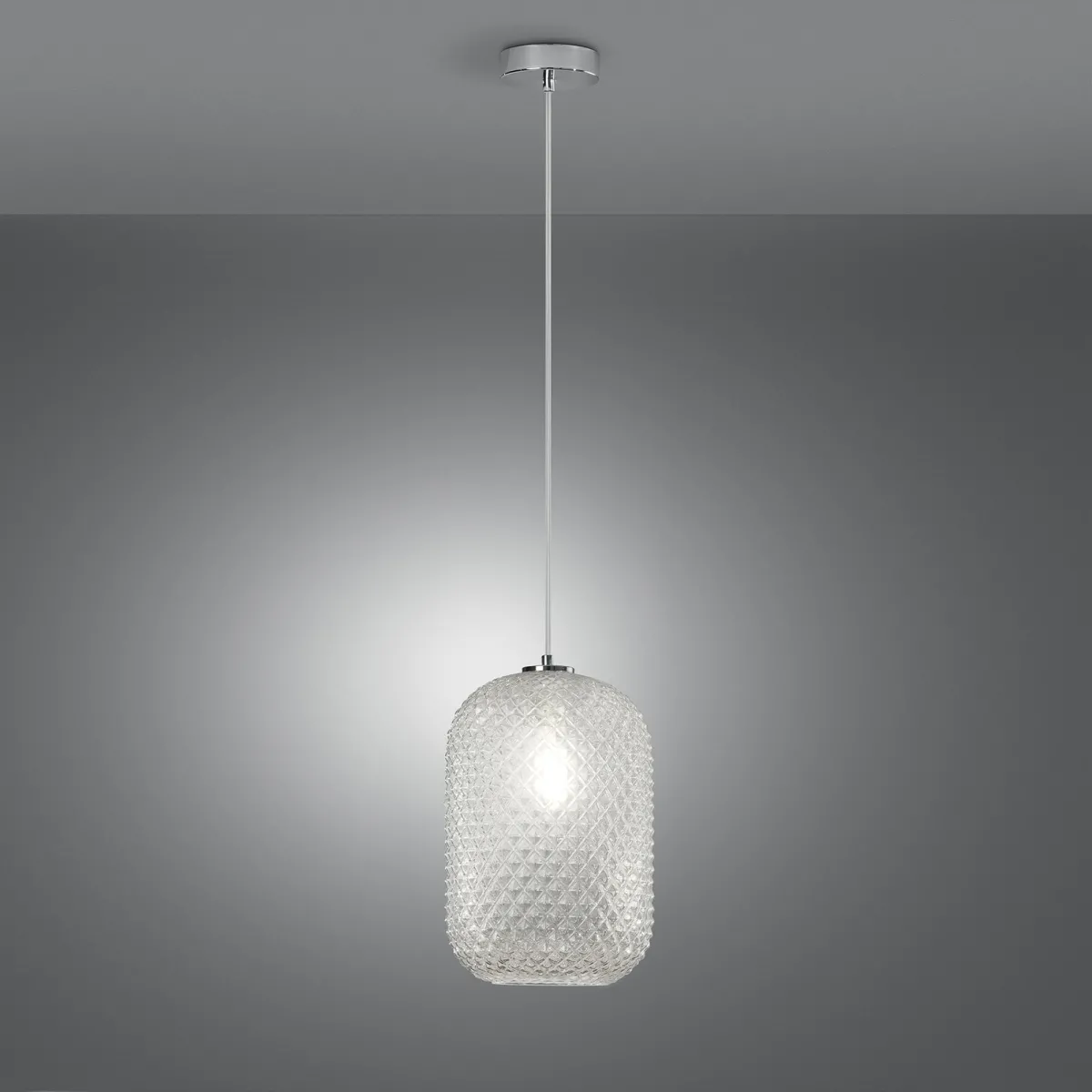 Farbige ovale Pendelleuchte 1xE27 | Mondialshop