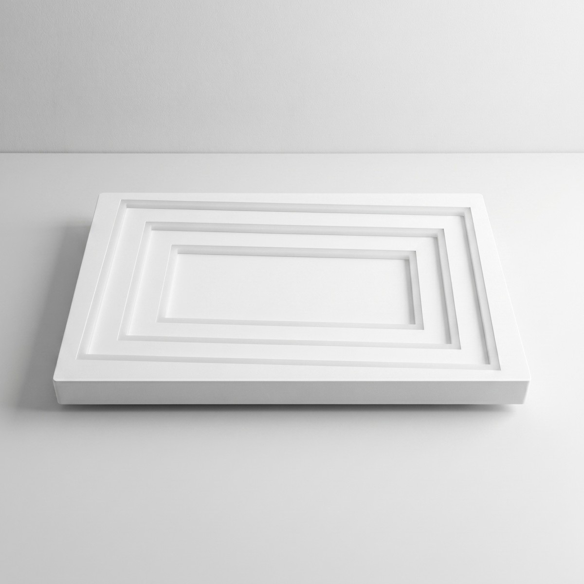 55-W-LED-Deckenleuchte, weißes Aluminium | MondialShop