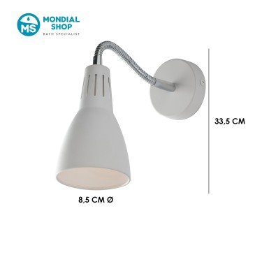 Scheda Tecnica Applique LED in metallo bianca