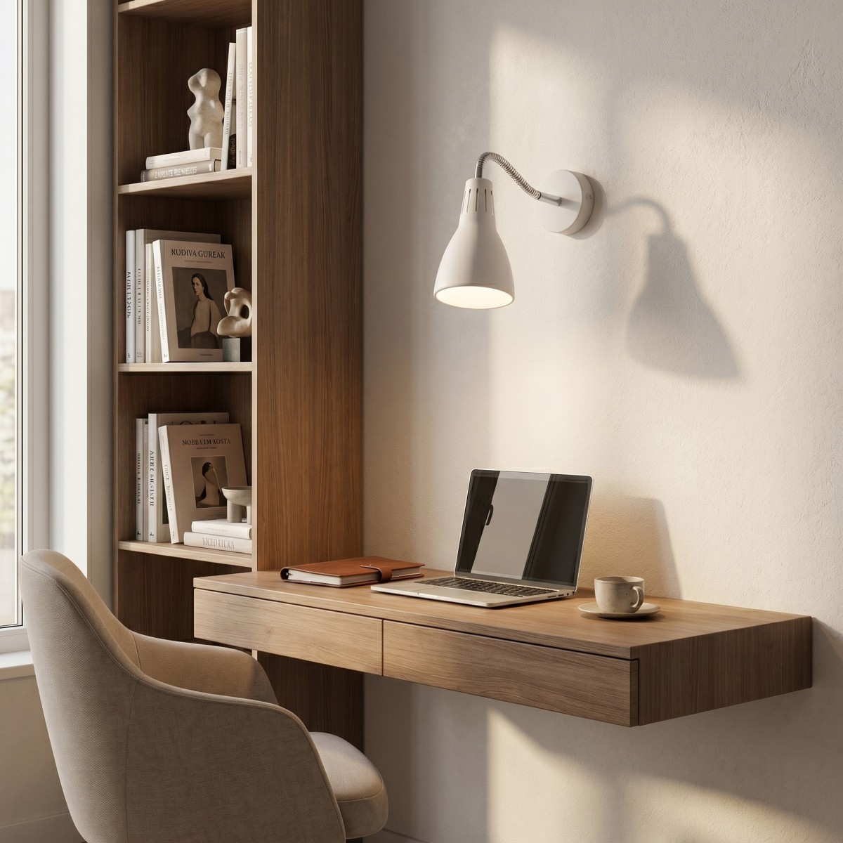 Applique LED a muro per uffici, studi, specchi e quadri