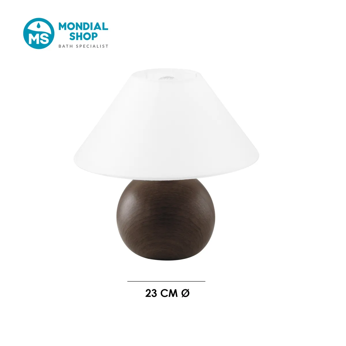 Eichenholz-Tischleuchte E14 | Design | MondialShop