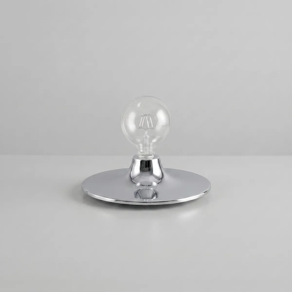 Deckenleuchte 1xE27 Weiß oder Chrom | MondialShop
