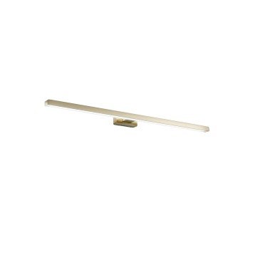 APPLIQUE LED LANCER ORO FISSAGGIO PARETE/SPECCHIO 13W 1000LM 4000K IP54 75x9x4CM