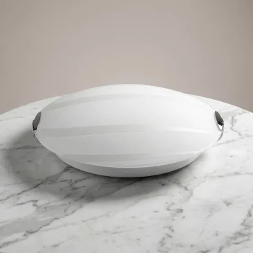 Weiße Glas-Deckenleuchte | Satinierte Oberfläche | MondialShop