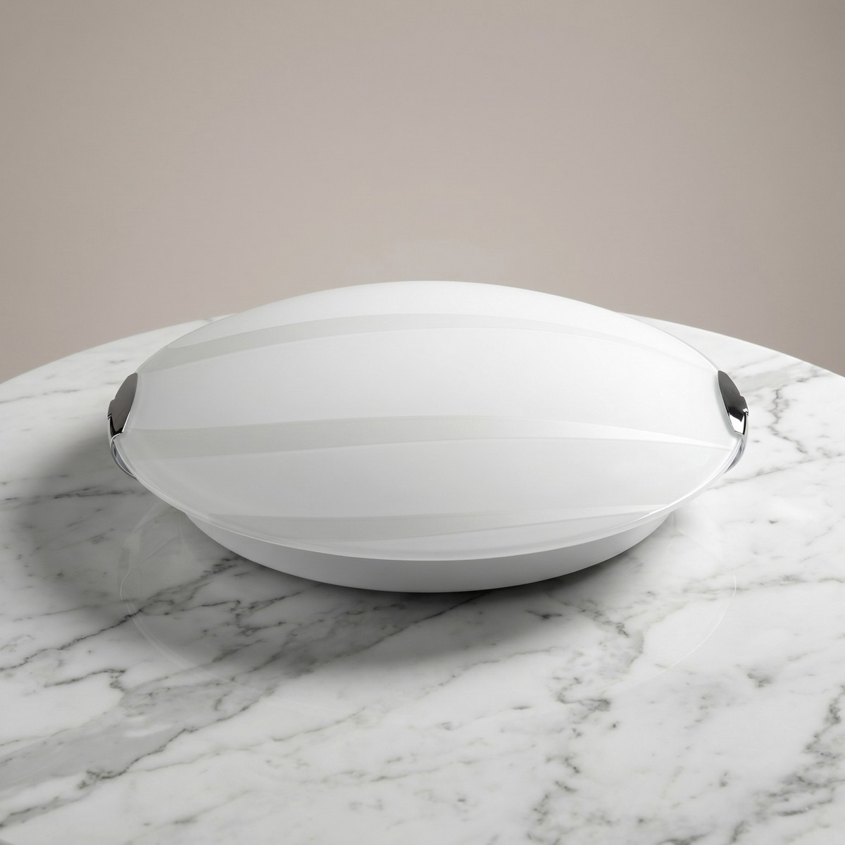 Plafoniera bianca design moderno