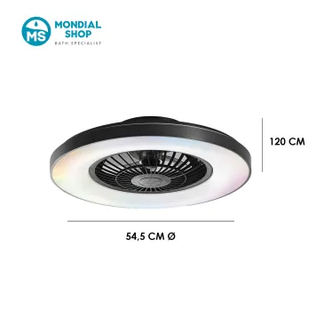 LED-Deckenventilator mit Bluetooth-Lautsprecher | MondialShop