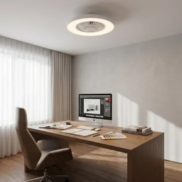 Ventilateur de plafond LED avec haut-parleur Bluetooth | MondialShop