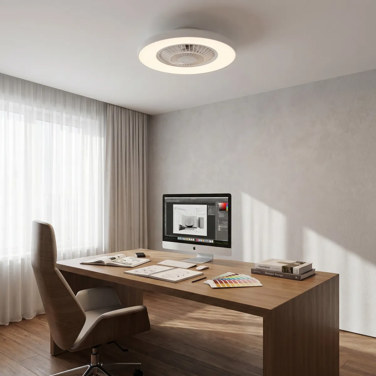 Ventilateur de plafond LED avec haut-parleur Bluetooth |...