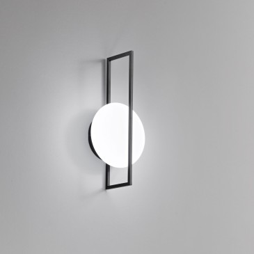 Moderne Wandleuchte in Gold oder Schwarz | Mondialshop