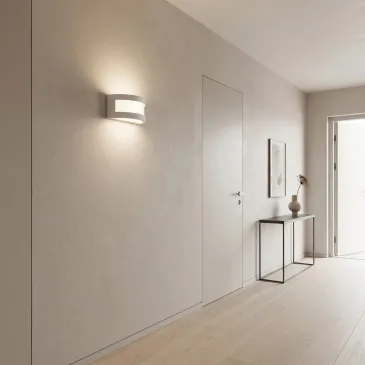 Überstreichbare Putzwandleuchte mit doppelter Lichtabstrahlung | Design | MondialShop