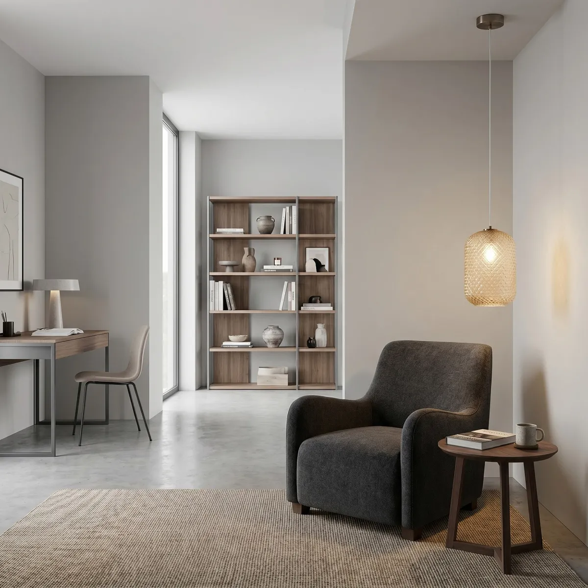 Lampadario moderno in vetro ambra