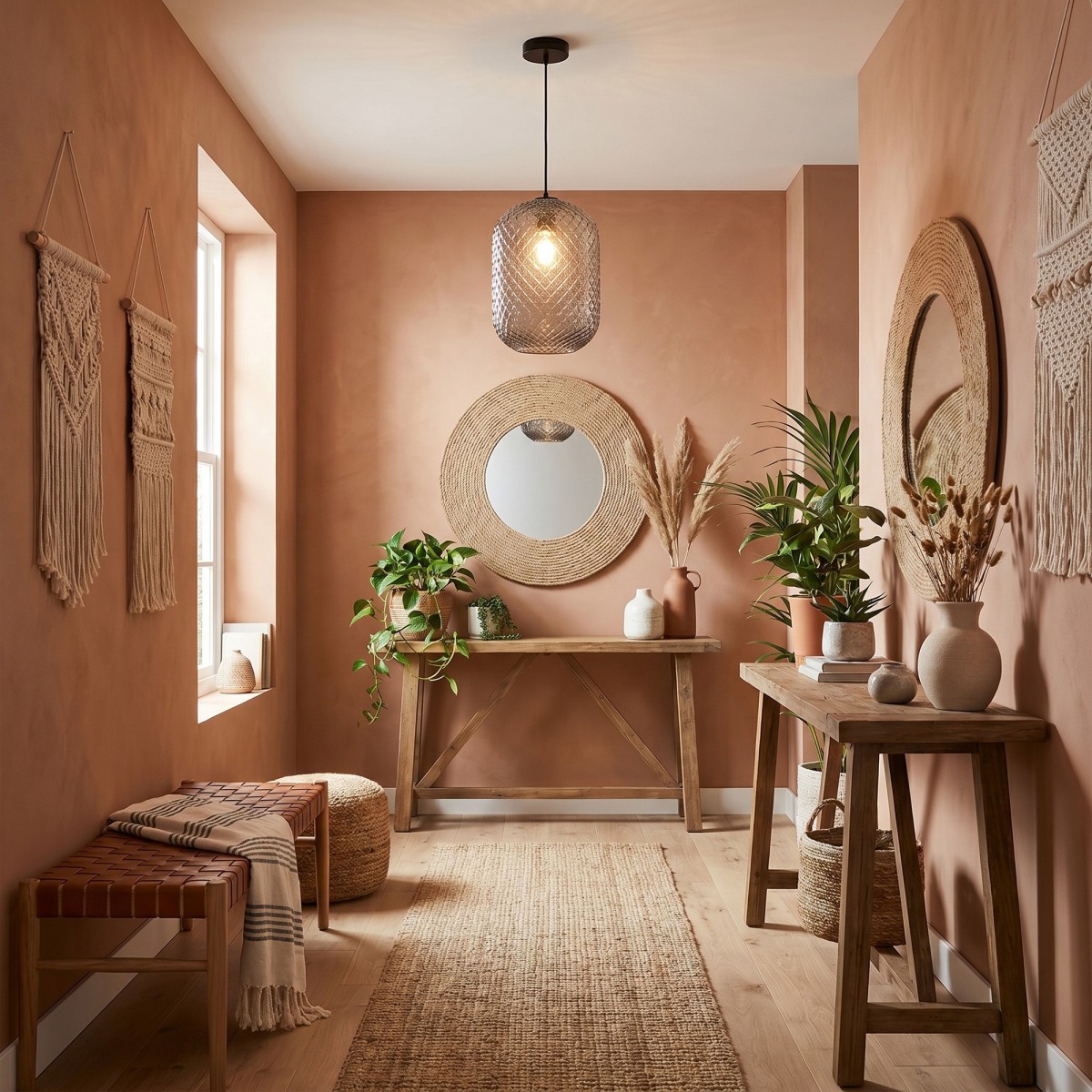 Sospensione ashford scura design ovale moderno