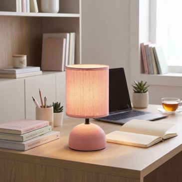 Lampe de chevet en céramique 5 variantes E14