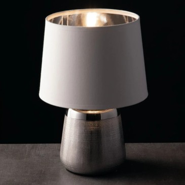 Moderne E14 Tischleuchte in Gold oder Silber | Mondialshop