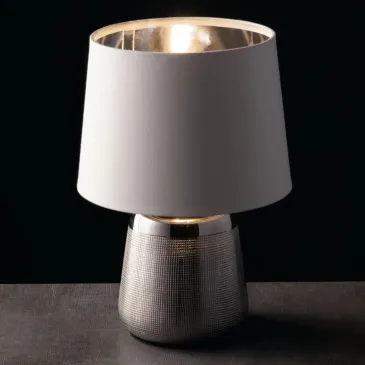 Moderne E14 Tischleuchte in Gold oder Silber | Mondialshop