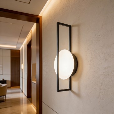 Moderne Wandleuchte, gold...