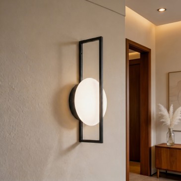 Applique murale moderne dorée ou noire | Mondialshop