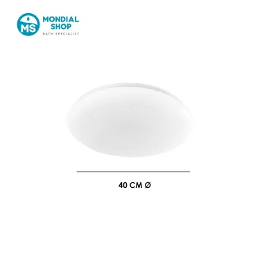 Plafonnier LED rond blanc...