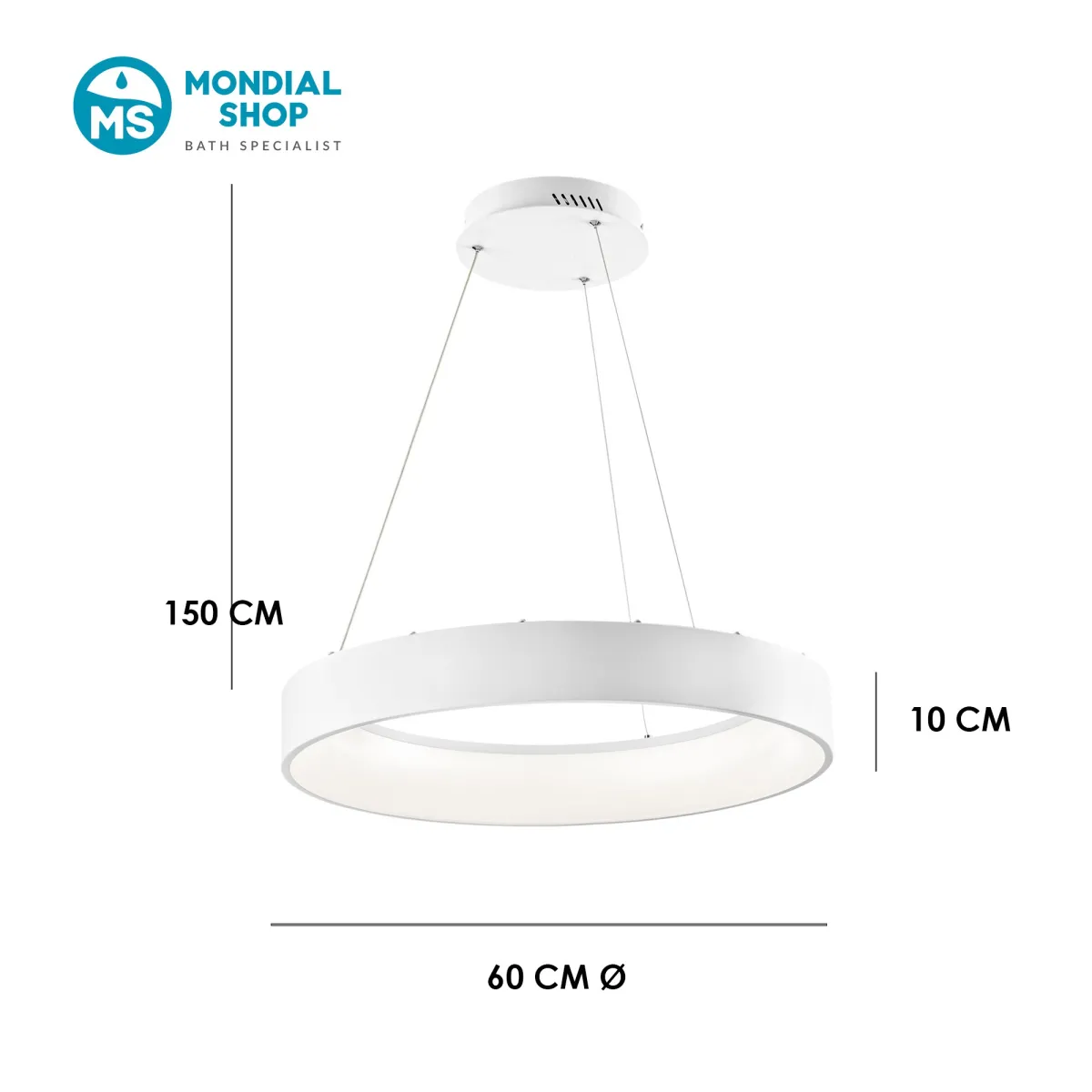 8000 Lumen LED-Pendelleuchte | Mondialshop