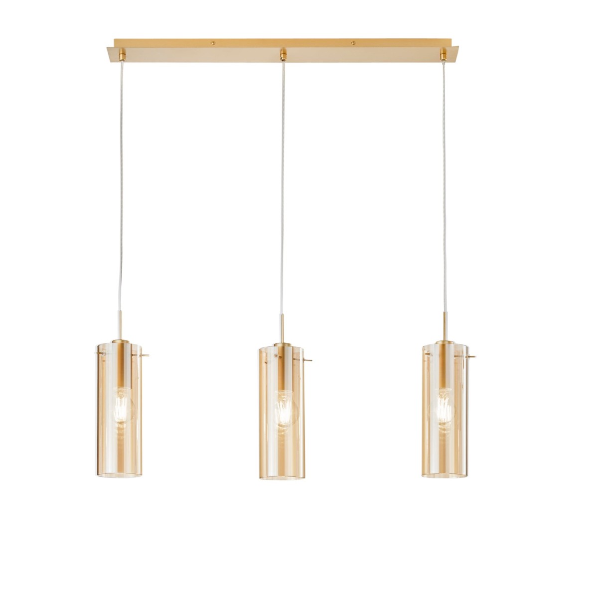 Moderne Pendelleuchte 3xE27 Gold oder Schwarz | Mondialshop
