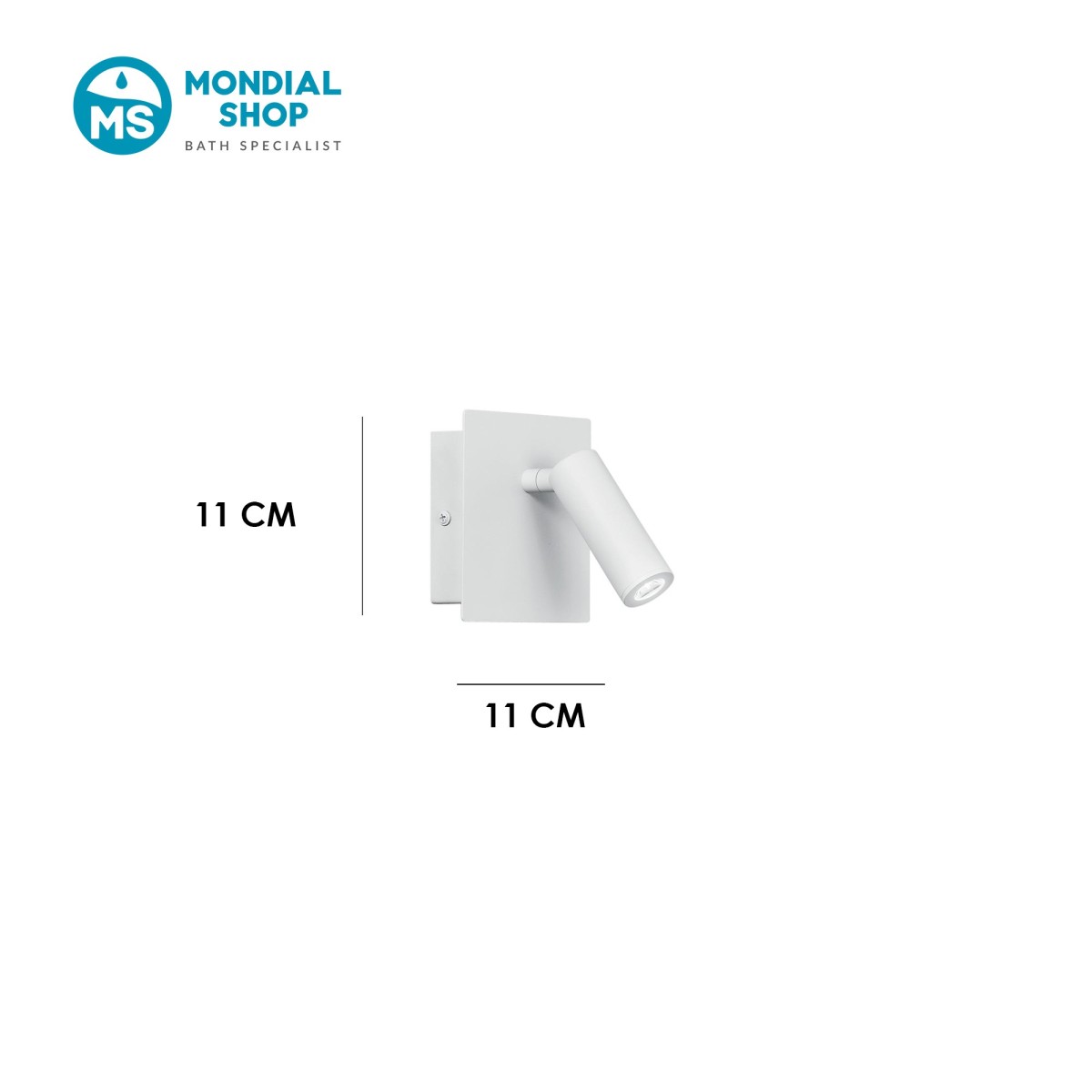 Moderne verstellbare Wandleuchte | Mondialshop