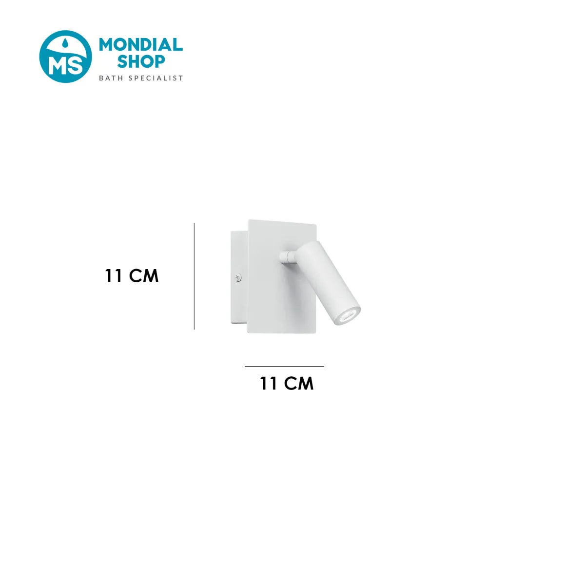 Scheda tecnica applique da interno orientabile bianco