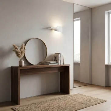 Moderne, leistungsstarke weiße Wandleuchte | Mondialshop