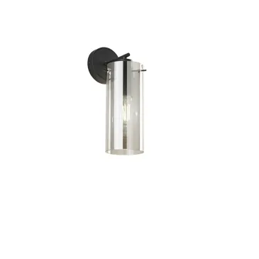 Applique murale moderne en verre ambré E27 | Mondialshop