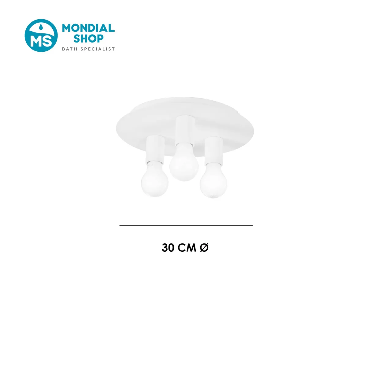 Plafonnier design moderne 3xE27 | Mondialshop