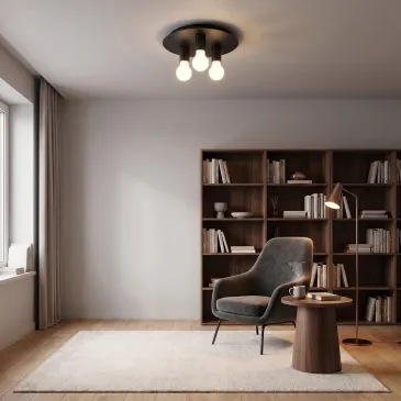 Plafonnier design moderne 3xE27 | Mondialshop