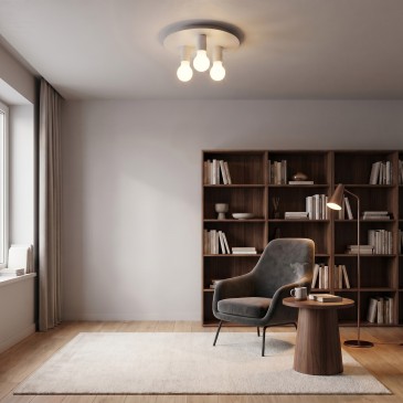 Plafonnier design moderne 3xE27 | Mondialshop