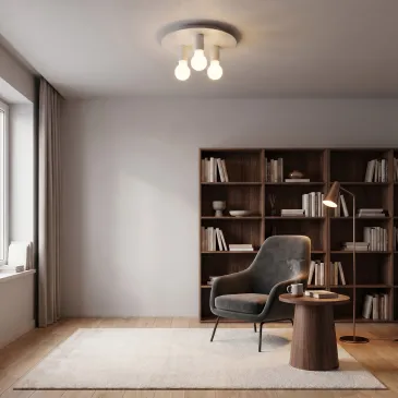 Plafonnier design moderne 3xE27 | Mondialshop