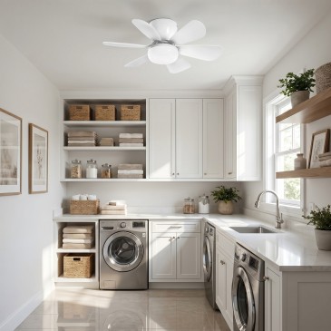 Plafonnier LED avec ventilateur et télécommande | Mondialshop