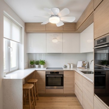 LED-Deckenleuchte mit Ventilator und Fernbedienung | Mondialshop