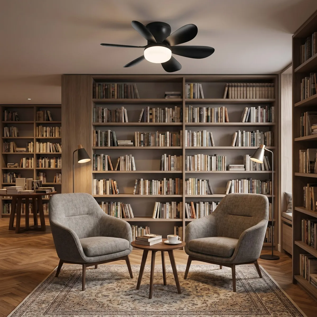 LED-Deckenleuchte mit Ventilator und Fernbedienung |...