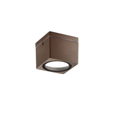 Plafoniera moderna quadrata per soffitto bronzo