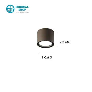 scheda tecnica lampada tower bronzo