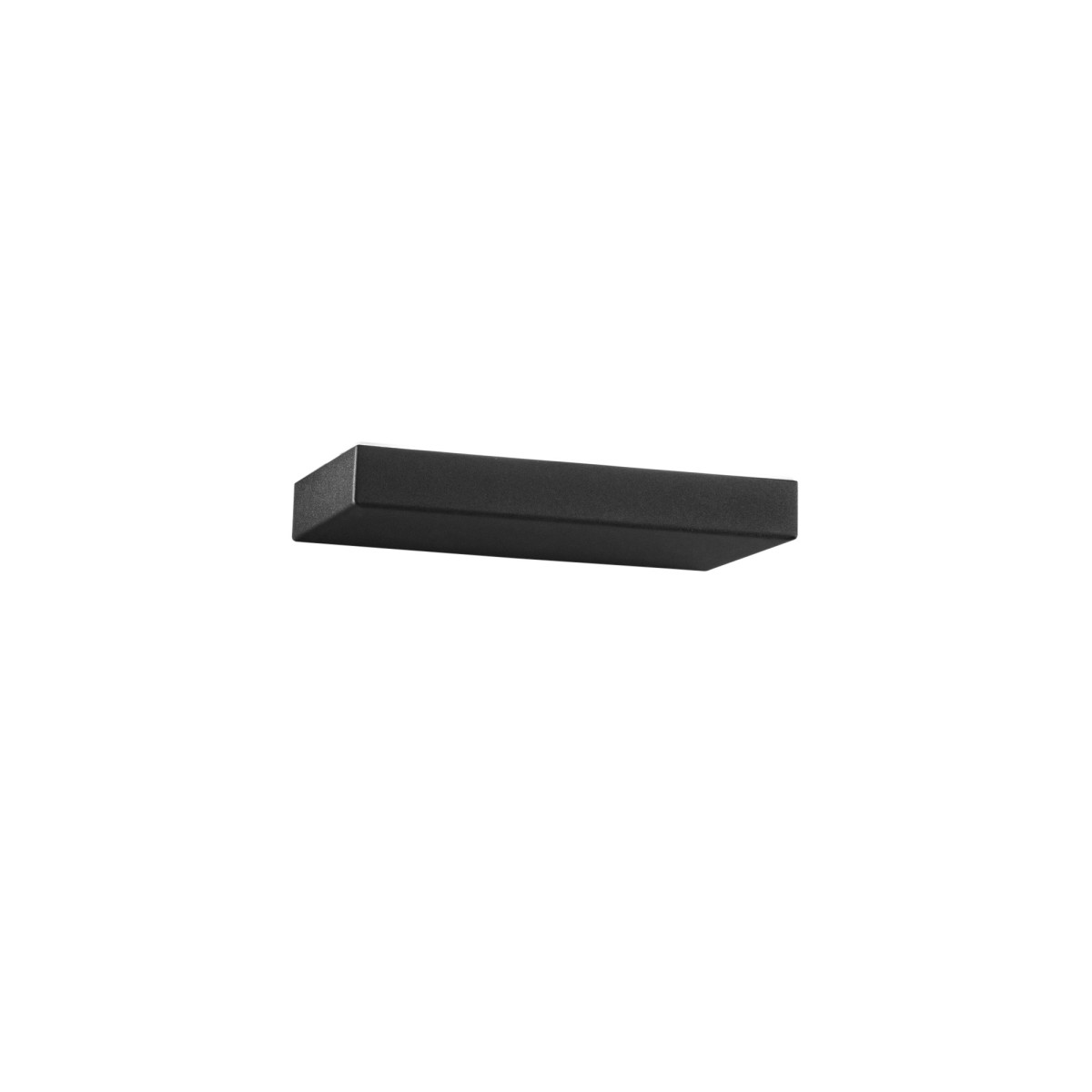 Applique LED a muro moderna nera
