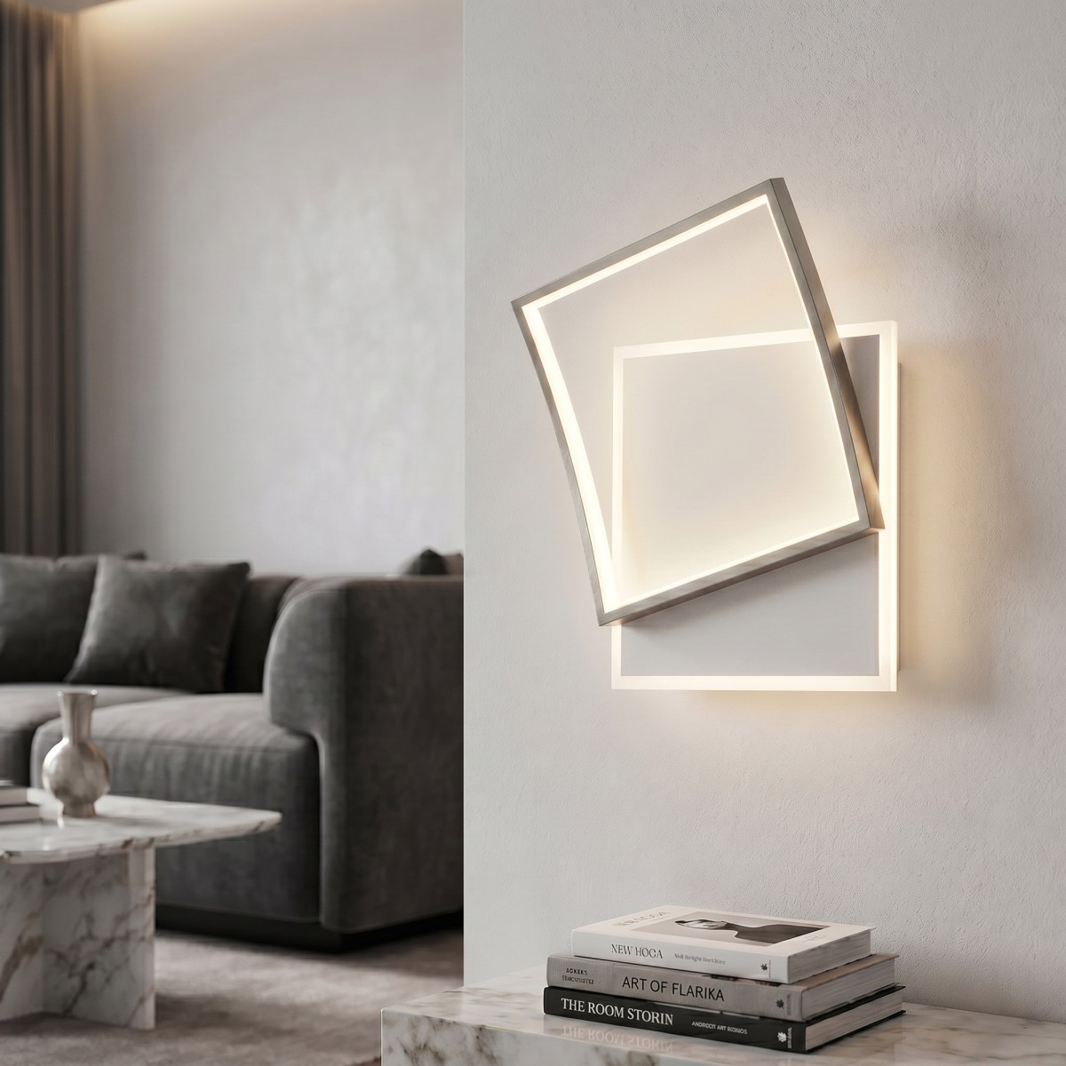 plafoniera led da interni design moderno per fissaggio...