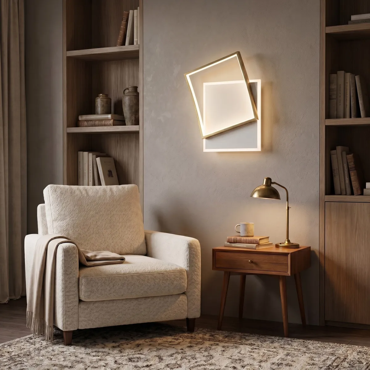 plafoniera LED da parete design moderno