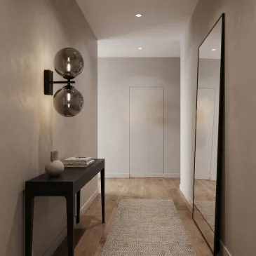 Applique murale moderne à double émission 2xG9 | Mondialshop